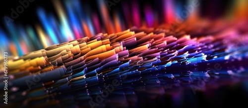 Abstract Music Movement visualization background