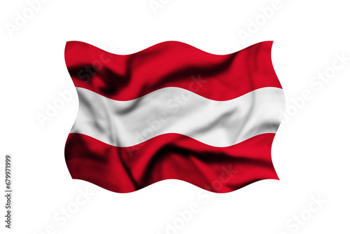 Free Download The flag of Austria is waving in the wind on a transparent background. Clipping path included - GFXLoad