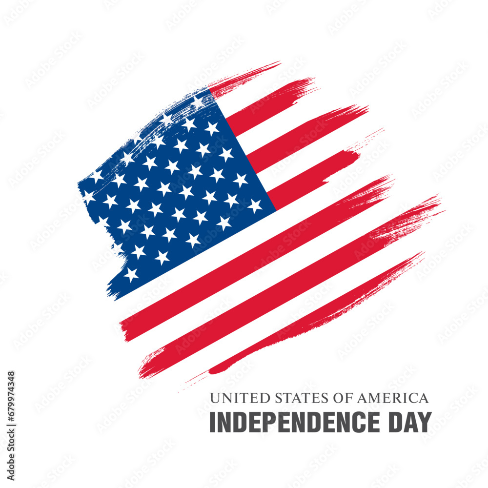Flag of the United States, vector illustration Flag of the United States, vector illustration