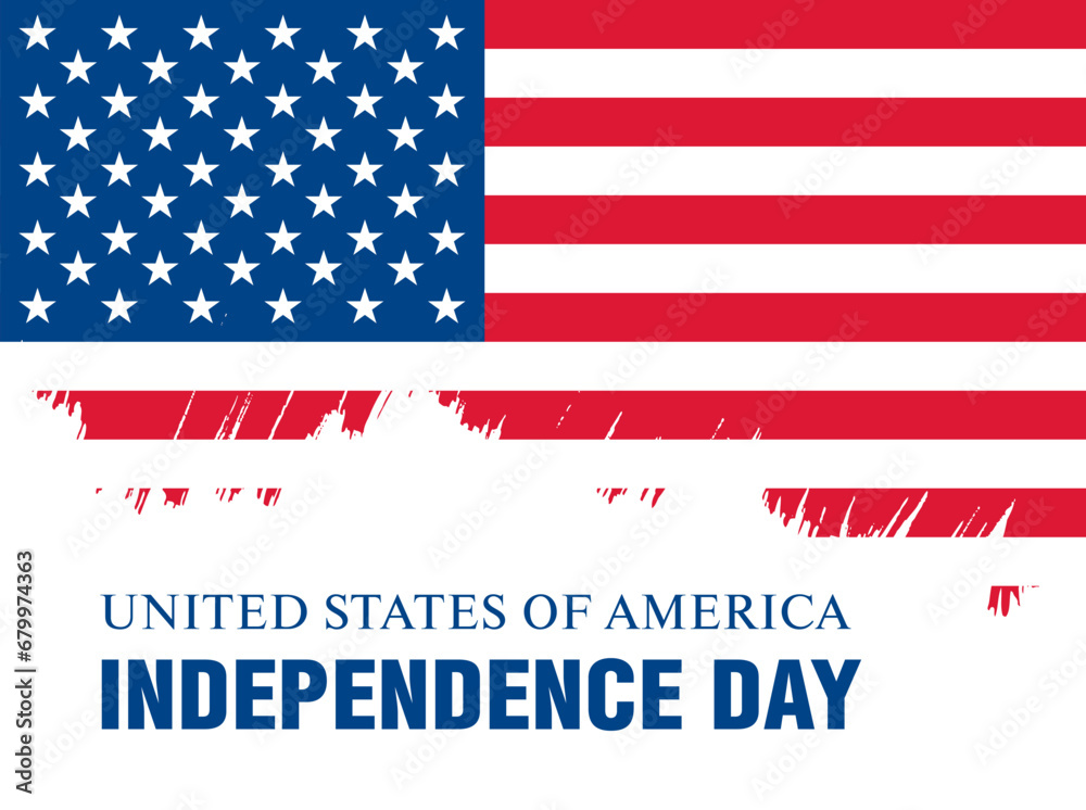 Flag of the United States, vector illustration Flag of the United States, vector illustration