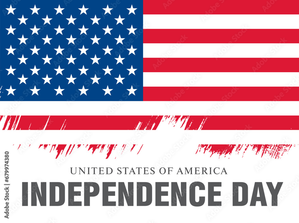 Flag of the United States, vector illustration Flag of the United States, vector illustration