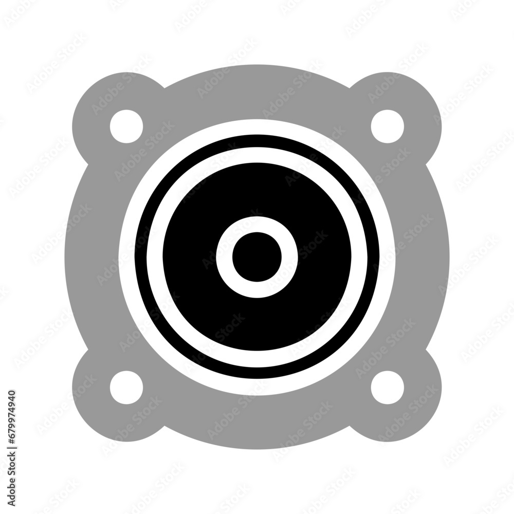 Woofer Monochrome Icon