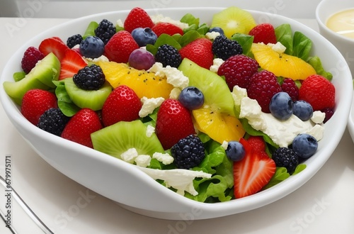 fruit salad with berries