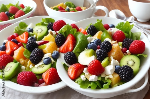 fruit salad with berries