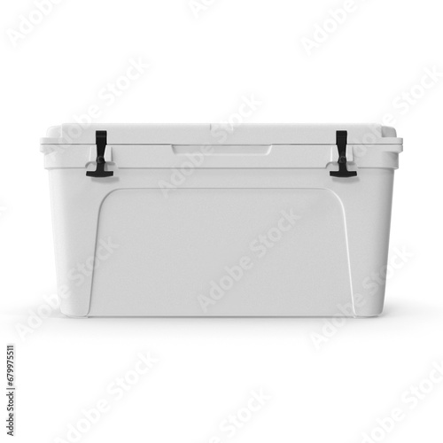 metal box isolated on transparent background