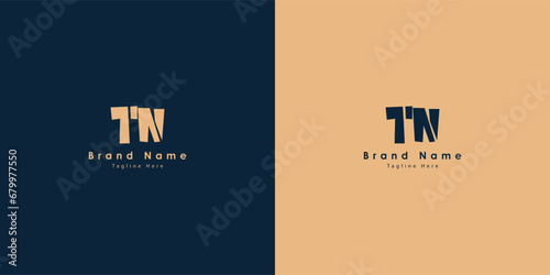TN Letters vector logo design photo
