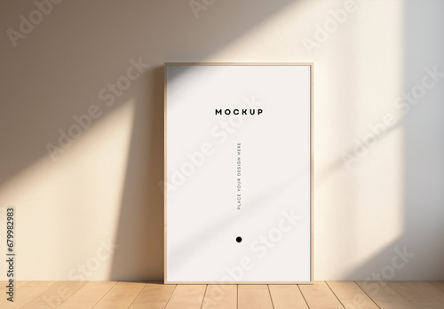 Frame Poster Mockup with Generative AI