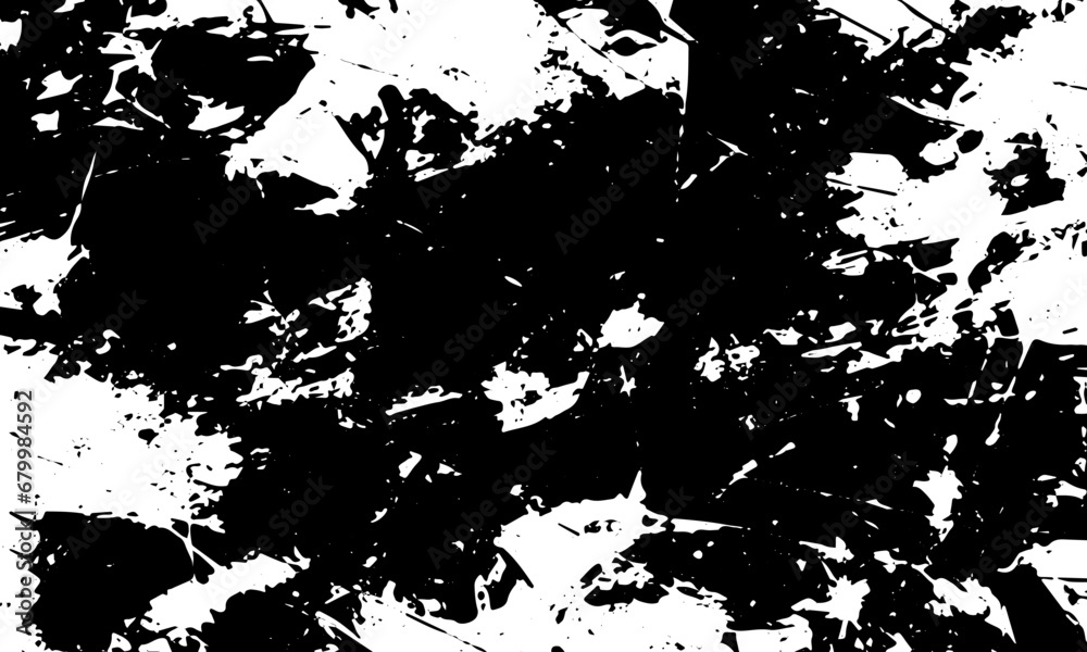Grunge detailed black abstract texture. Vector background..