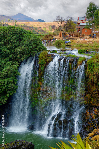 Les chutes de la rivi  re Lily    Madagascar dans la r  gion Itasy