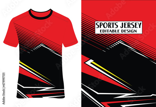 Sublimation Sports Jersey Tee Design | Athletic Apparel | Customizable Print | Performance Wear | Digital Art