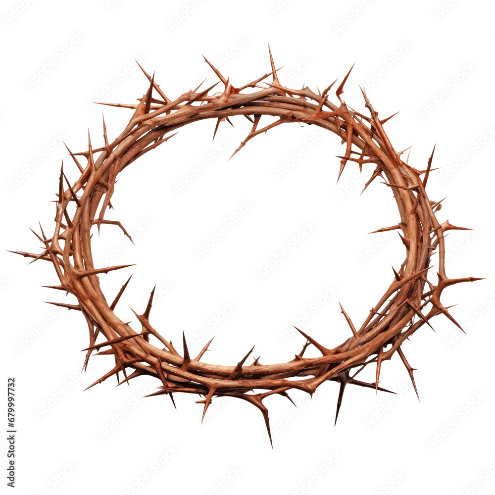Fototapeta premium Crown of sharp thorns