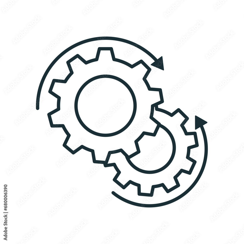 Сustomisation vector icon. customize illustration sign. mechanical symbol. settings logo. Option mark.