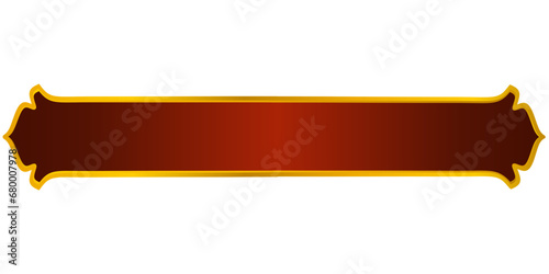 Aesthetic red Islamic text box with gold frame