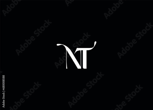 NT letter logo desigen and initial logo desigen