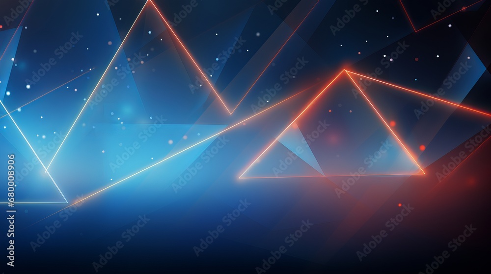 Cutting edge background with triangle and hexagon Cutting edge background with triangle and hexagon