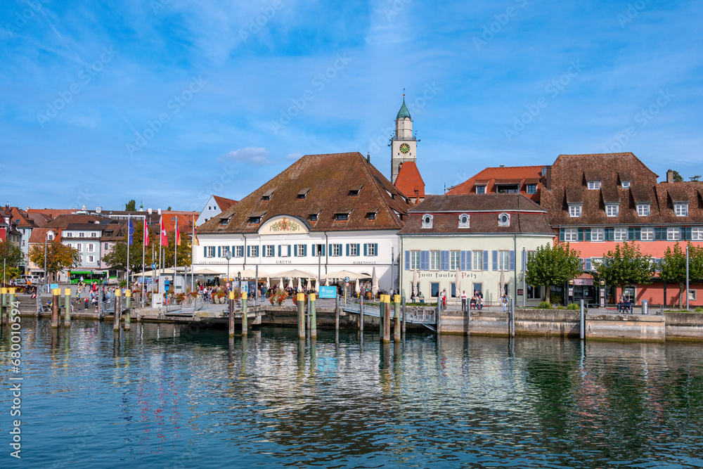View of Überlingen on Lake Constance, Baden-Württemberg, Germany, Europe