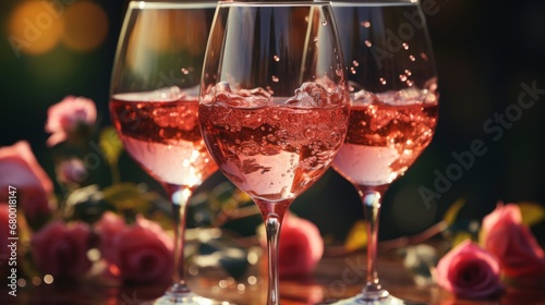 Woman Pouring Rose Wine Into Glass, HD, Background Wallpaper, Desktop Wallpaper