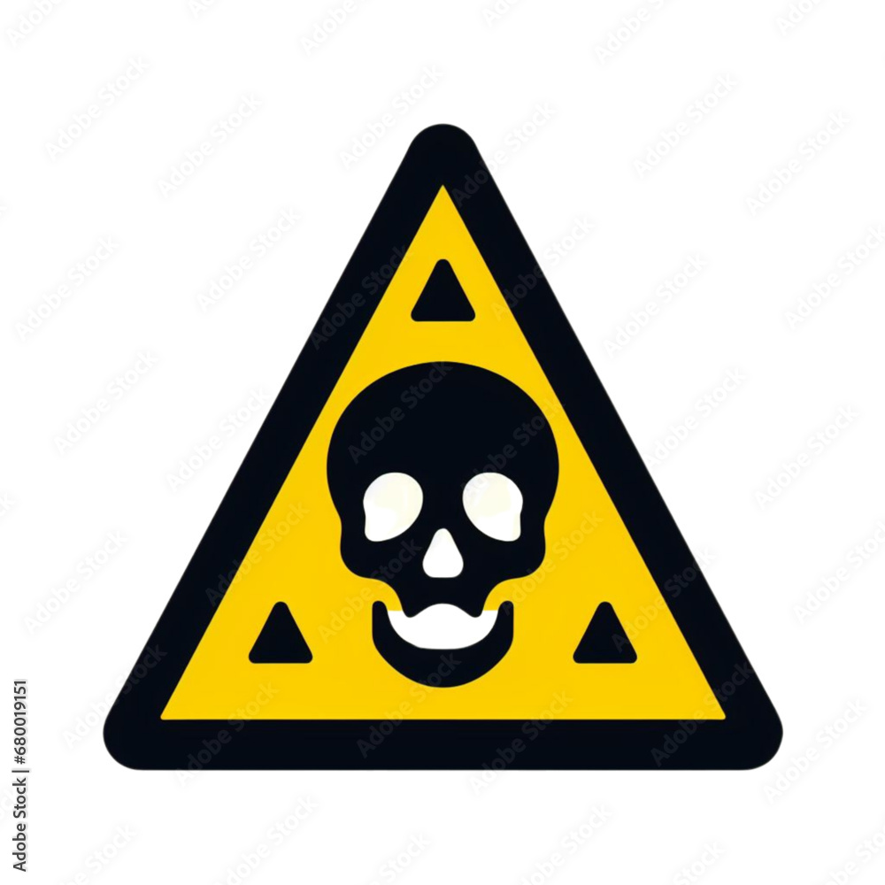 Obraz premium danger sign icon