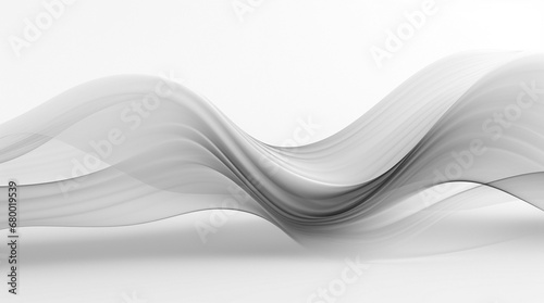 Abstract wavy pattern, a gracefully flowing, smoothly wavy pattern with a light gray color is presented against a clear background, showcasing an abstract and elegant consistency,