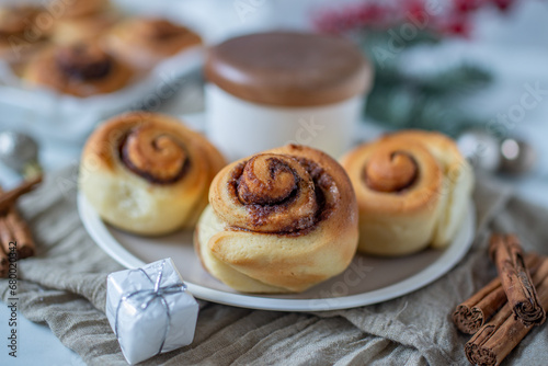  Festive idea for Homemade traditional winter festive dessert buns 