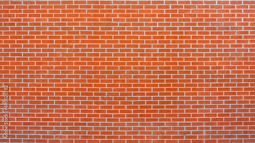 Red brick wall background. 