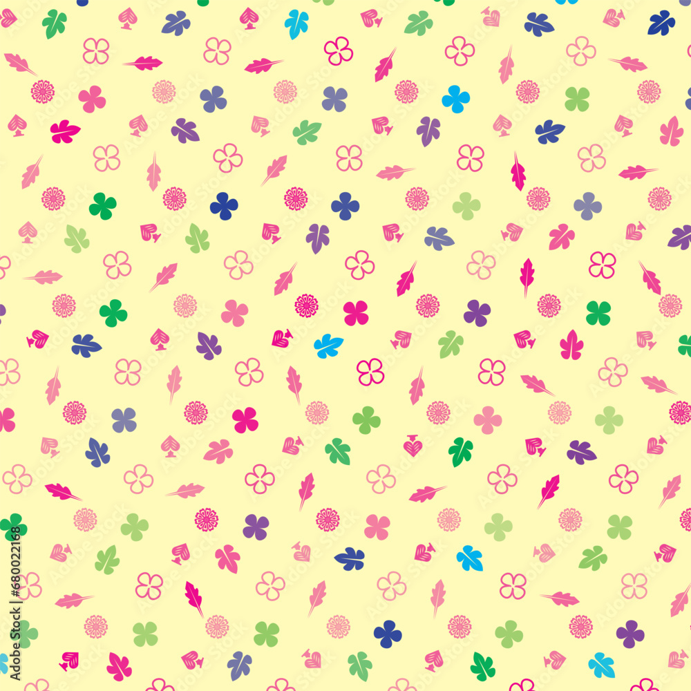 Colorful Floral Pattern Vector