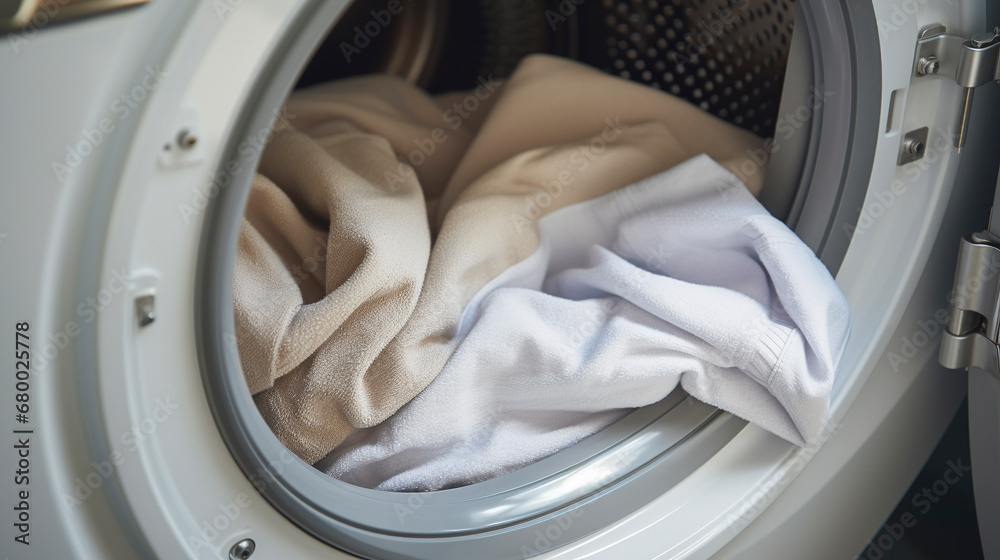 Washing machine and laundry Washing machine and laundry