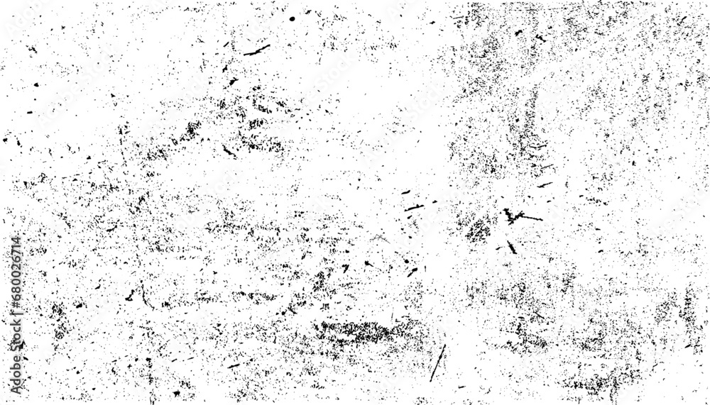 Rough black and white texture vector. Distressed overlay texture. Grunge background. Abstract textured effect. Vector Illustration.