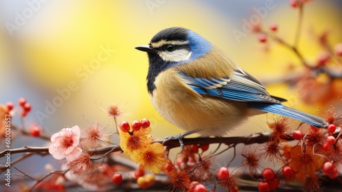 Colorful Bird Male Bluethroat Sings Sitting, HD, Background Wallpaper, Desktop Wallpaper