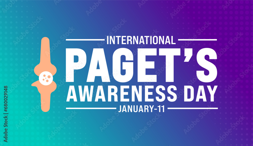 Paget's Awareness Day background design template use to background, banner, placard, card, book cover, and poster design template with text inscription and standard color. vector illustration. Paget's Awareness Day background design template use to background, banner, placard, card, book cover, and poster design template with text inscription and standard color. vector illustration.