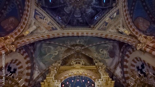 Holy Mary altar at Maria Auxiliadora Basilica, Buenos Aires, Argentina. photo
