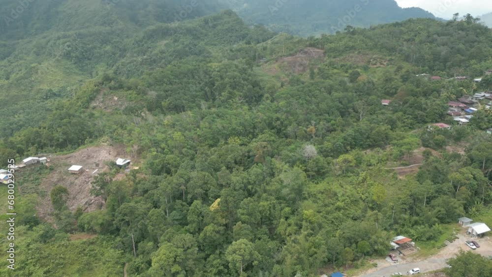 Beautiful Aerial View Of De'Remin Kpg Sapit Padawan Sarawak Beautiful Aerial View Of De'Remin Kpg Sapit Padawan Sarawak