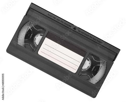 front view of a VCR tape