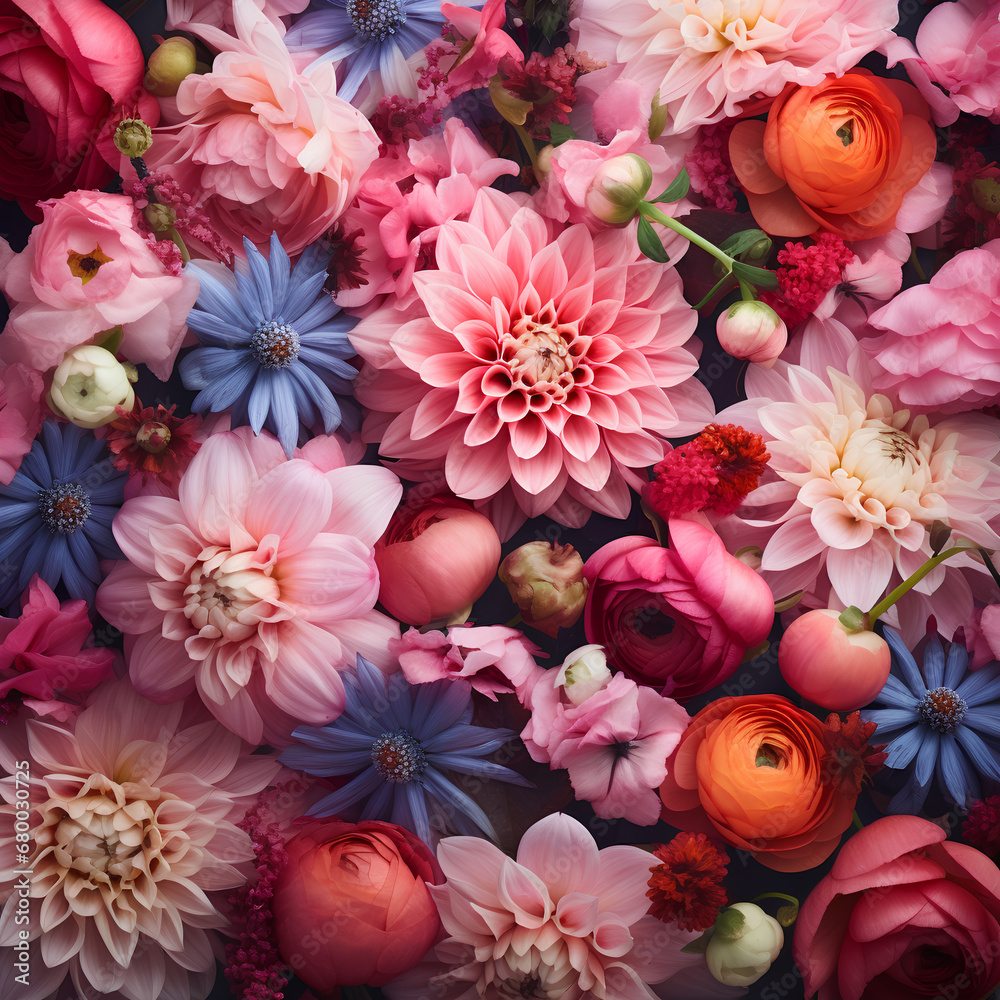 Floral wonderland, PNG, 300 DPI