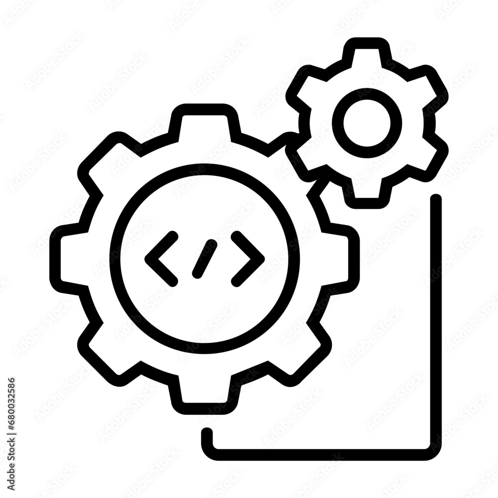 Strategy line icon illustration vector graphic
Strategy line icon illustration vector graphic