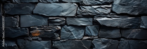 Dark Grey Black Slate Background Texture, Banner Image For Website, Background abstract , Desktop Wallpaper