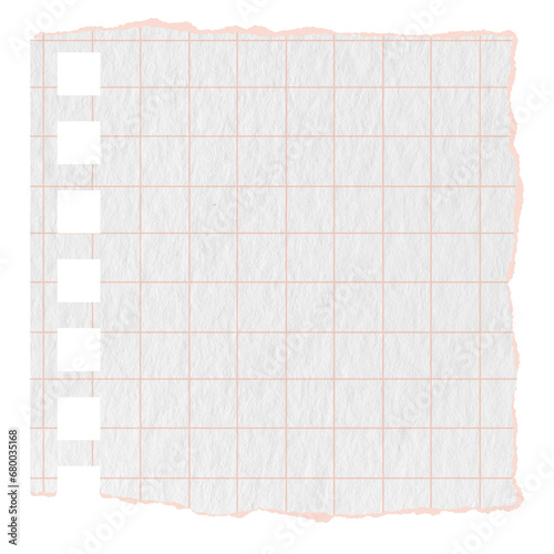 Cute blank square paper note digital planner sticky note banner to do list or memo message notepads paper sheet notepaper pastel pink for goodnote