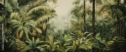 Tropical trees and leaves