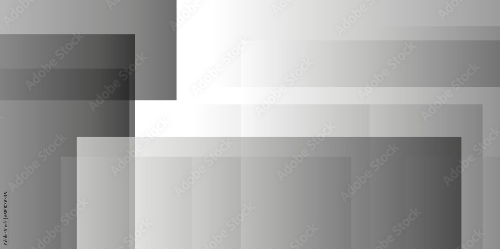 Fototapeta premium Abstract minimal geometric white and gray light background design. white transparent material in triangle diamond and squares shapes in random geometric pattern. 