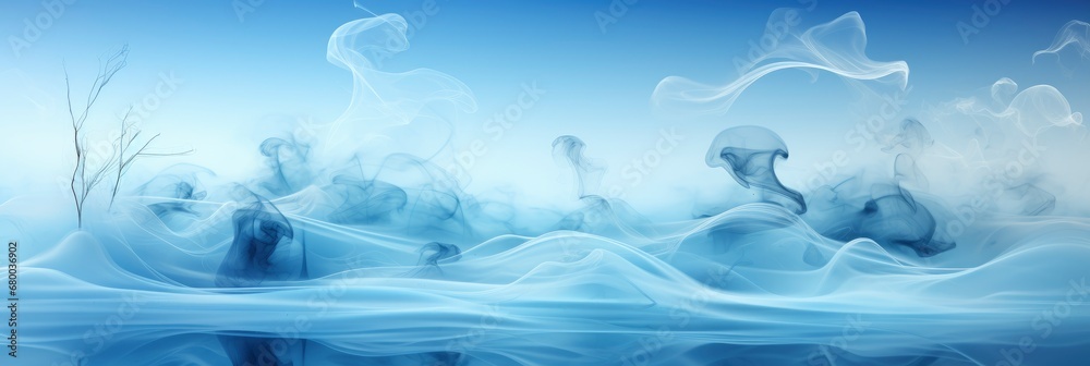 Blurred Transparent Blue Colored Clear Calm, Banner Image For Website, Background abstract , Desktop Wallpaper
