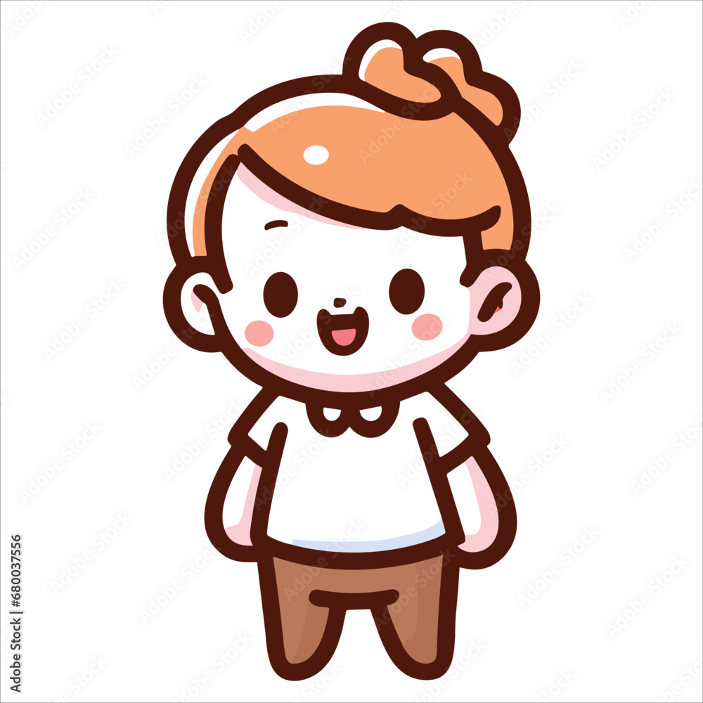 Beautiful and cute funny cartoon Beautiful and cute funny cartoon