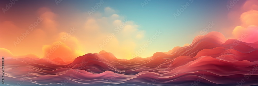 Abstract Gradient Colored Blurry Background, Banner Image For Website, Background abstract , Desktop Wallpaper