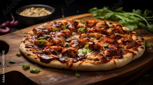 Smoky Chipotle BBQ Chicken Pizza, showcasing the bold flavors of chipotle and barbecue