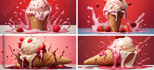 shake valentine rose romantic birthday party refreshment treat milk ice frozen flavor love 