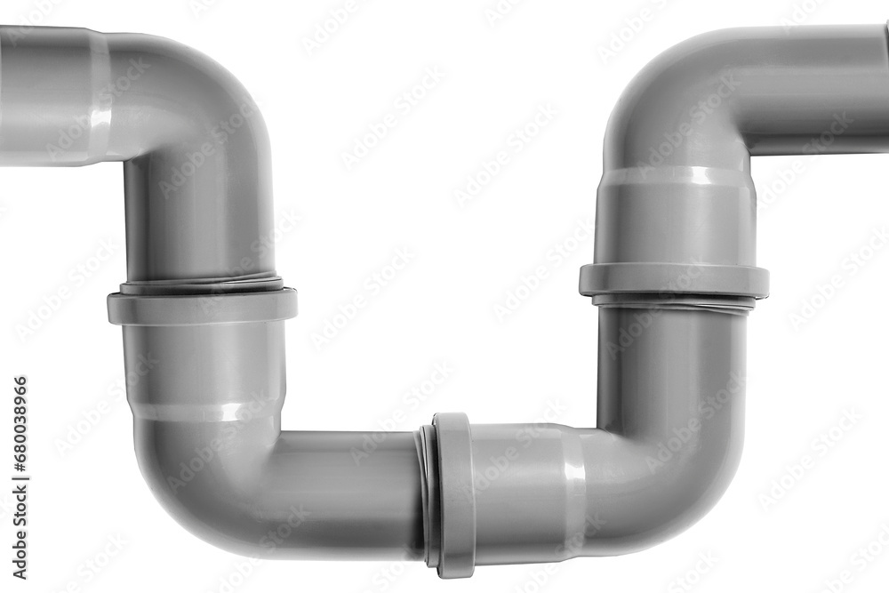 Drain pipes isolated