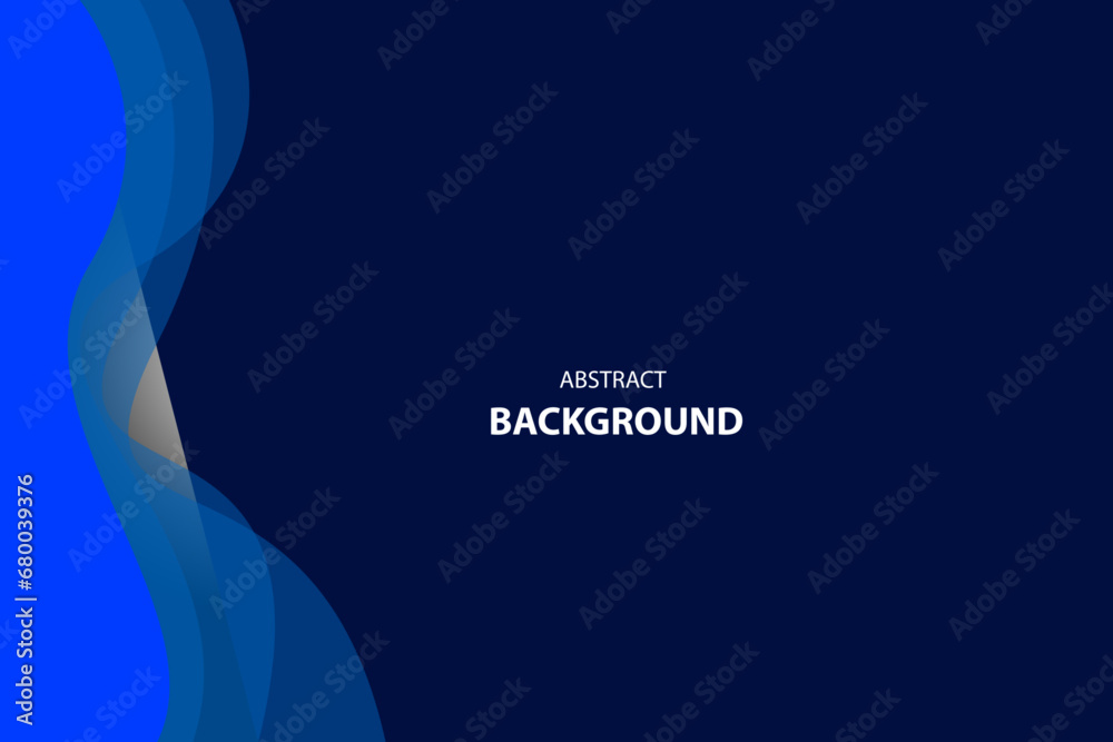 Blue wave modern background with space for text and message. template design Blue wave modern background with space for text and message. template design
