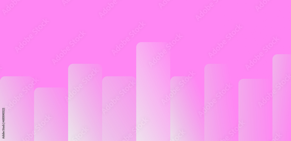 Rectangle transparent bar with pastel background. Suitable for illustration background.