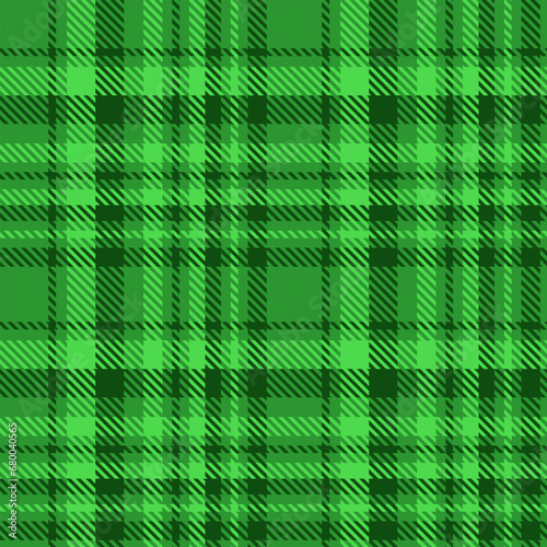 Green Tartan Plaid Pattern Seamless. Checkered fabric texture for flannel shirt, skirt, blanket 
