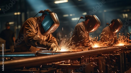 workers and welders who perform arc welding   generative ai