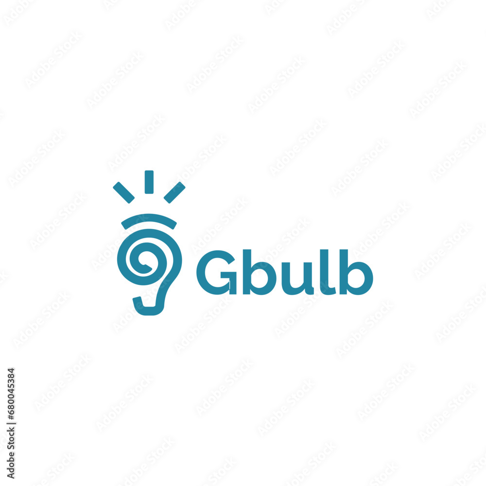 Modern Bulb Letter G Logo Design